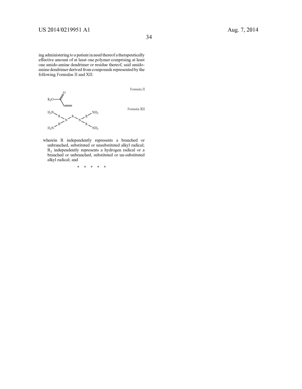 AMIDO-AMINE DENDRIMER COMPOSITIONS - diagram, schematic, and image 35