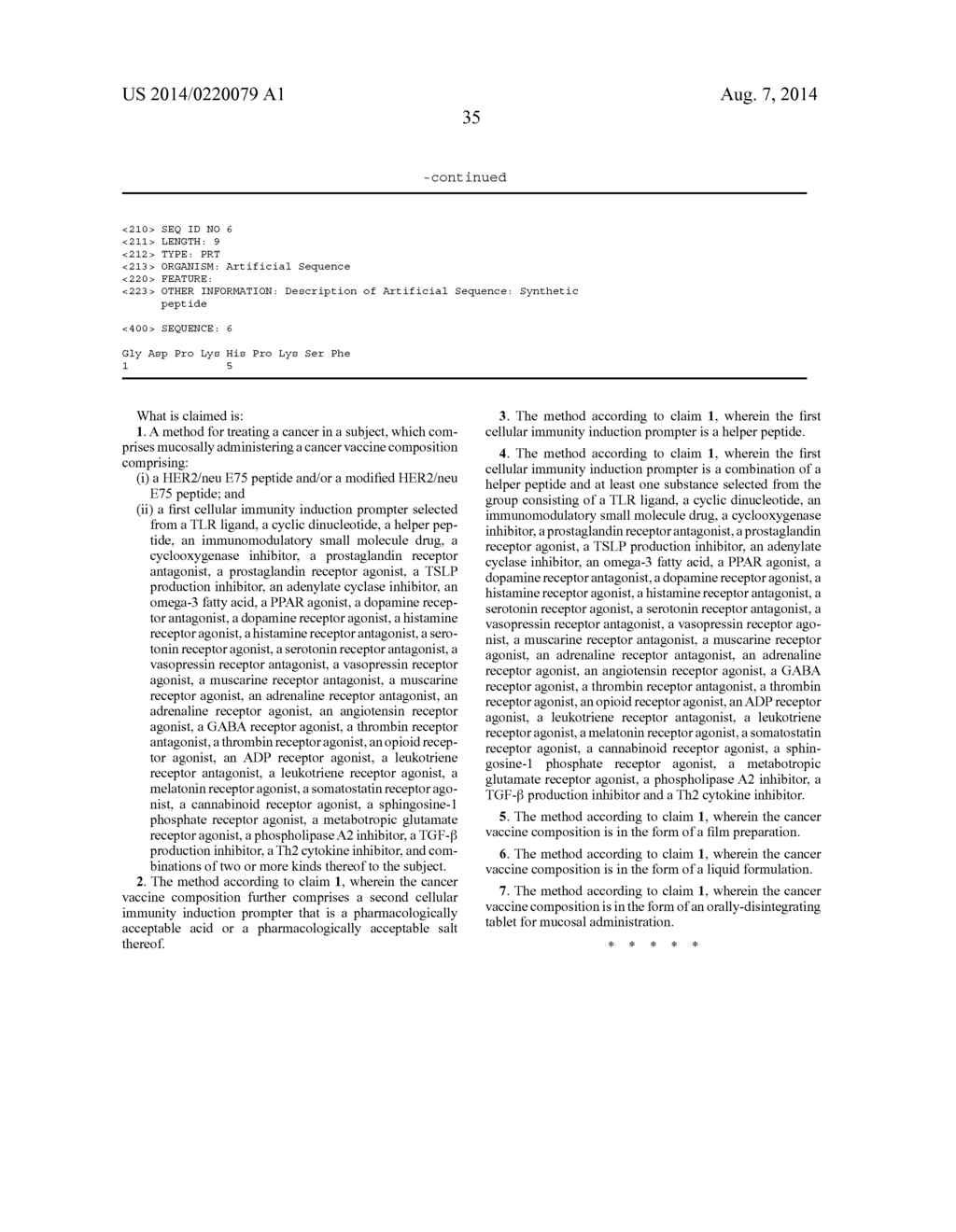 VACCINE COMPOSITION FOR MUCOSAL ADMINISTRATION - diagram, schematic, and image 36