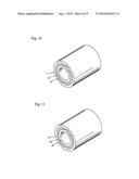 MULTILAYERED CONTAINER, DIE FOR MULTILAYERED CONTAINER, ANDMETHOD FOR     PRODUCING MULTILAYERED CONTAINER diagram and image