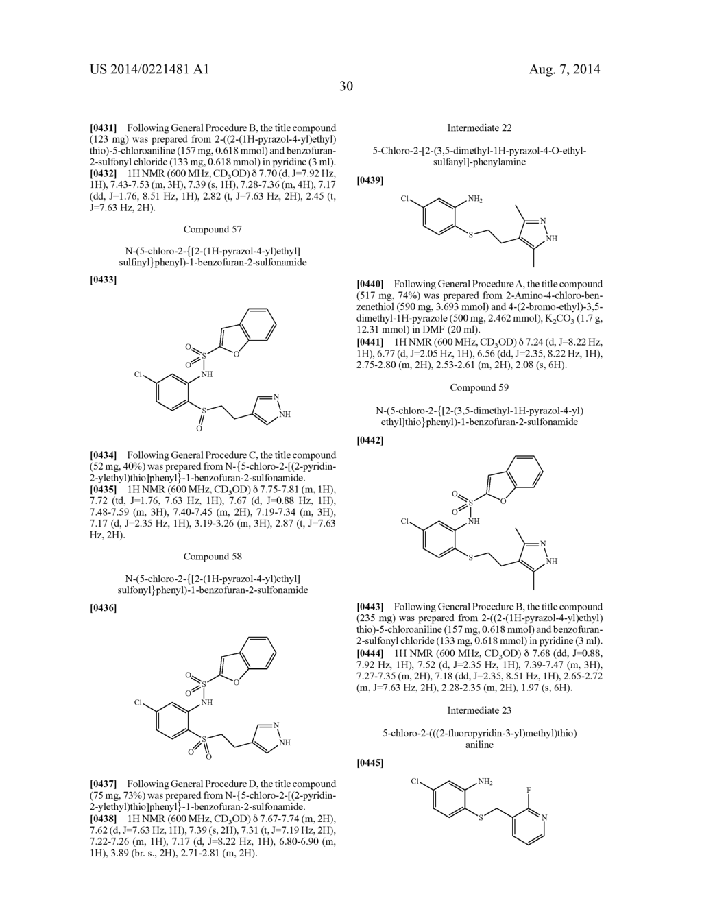 SULFUR DERIVATIVES AS CHEMOKINE RECEPTOR MODULATORS - diagram, schematic, and image 31