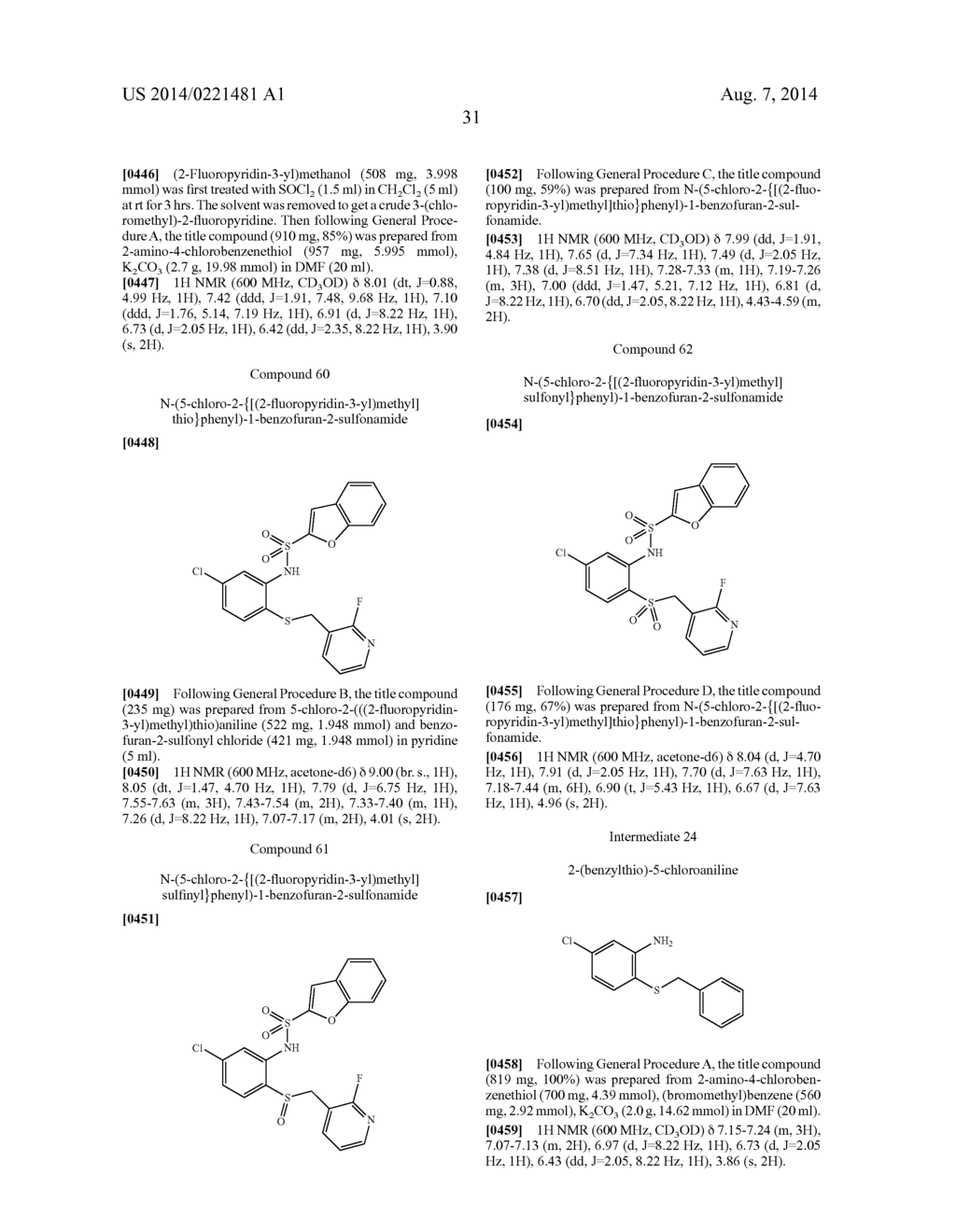 SULFUR DERIVATIVES AS CHEMOKINE RECEPTOR MODULATORS - diagram, schematic, and image 32