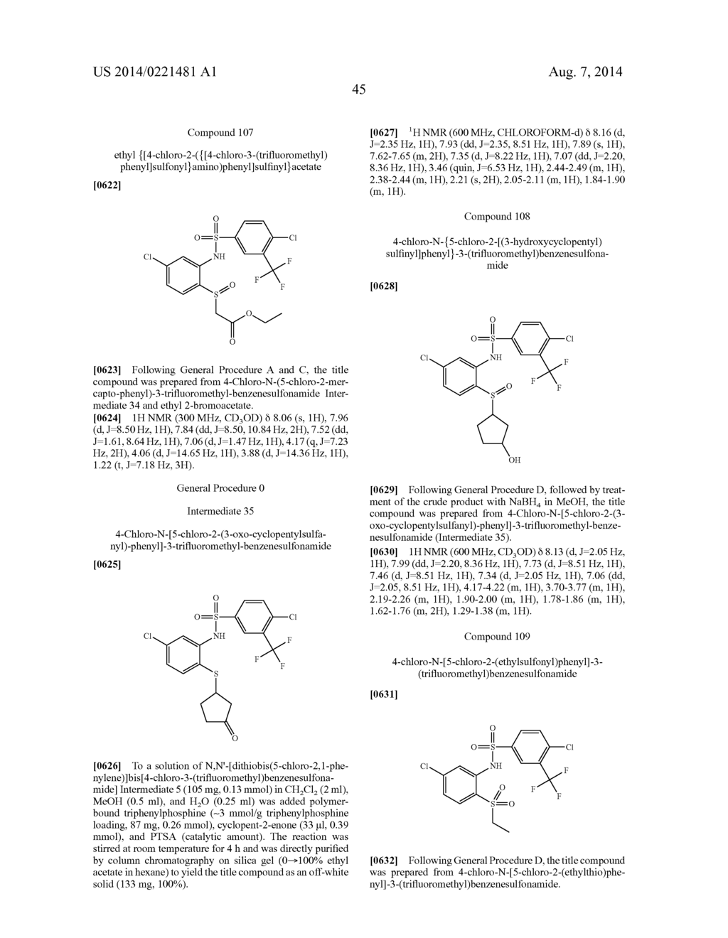 SULFUR DERIVATIVES AS CHEMOKINE RECEPTOR MODULATORS - diagram, schematic, and image 46
