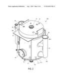 APPARATUS AND METHOD FOR RECYCLING BITUMINOUS MATERIAL BODIES BY MELTING diagram and image