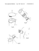 APPLICATOR SYSTEM FOR APPLYING A VISCOUS LIQUID TO THE HUMAN SKIN diagram and image