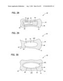 PACKAGED BODY ADHERING ABSORBENT ARTICLE diagram and image