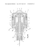 INJECTOR FOR AUTO-INJECTION OF MEDICATION AND  ASSOCIATED METHOD OF USE diagram and image