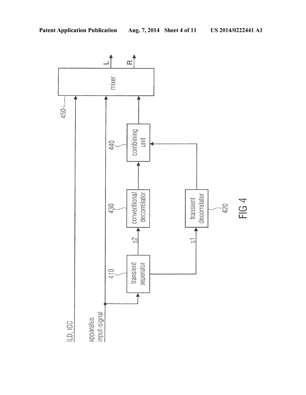 APPARATUS FOR GENERATING A DECORRELATED SIGNAL USING TRANSMITTED PHASE     INFORMATION - diagram, schematic, and image 05