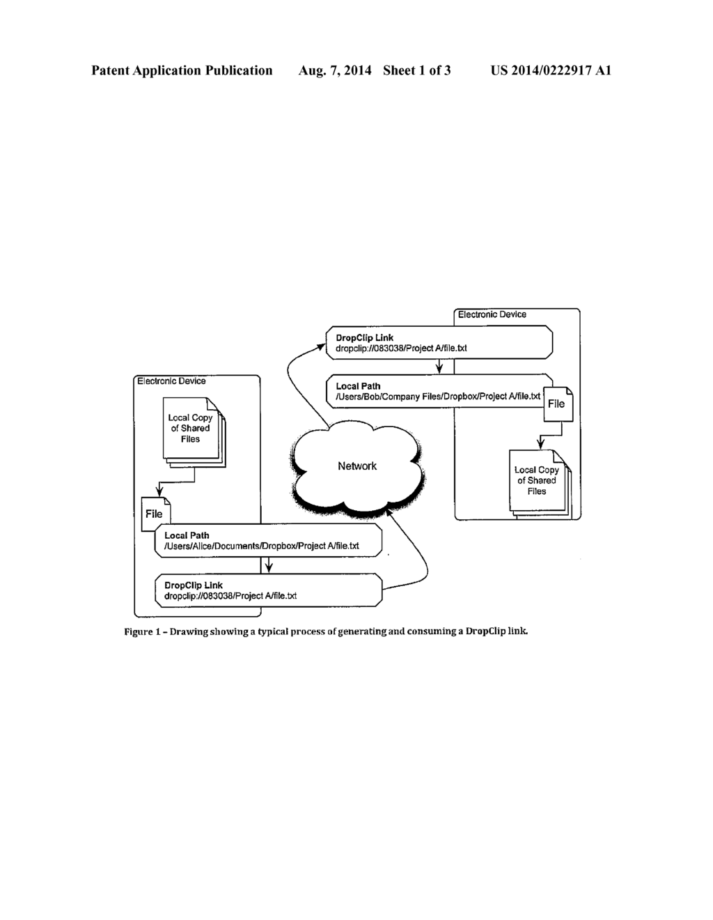 Sharable Reference to Shared Content in a Cloud Storage - diagram, schematic, and image 02