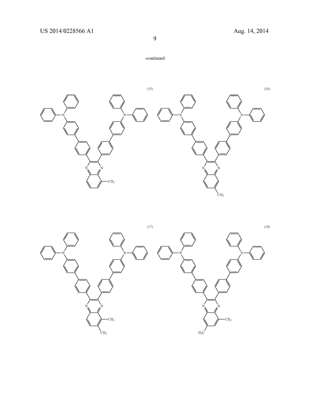 Quinoxaline Derivative, and Light Emitting Element, Light Emitting Device,     and Electronic Device Using the Quinoxaline Derivative - diagram, schematic, and image 45