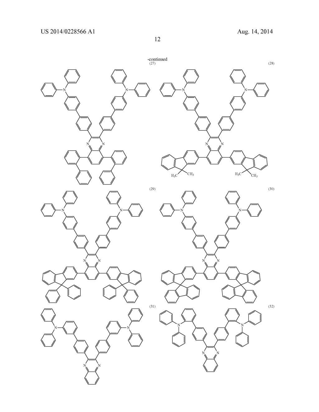 Quinoxaline Derivative, and Light Emitting Element, Light Emitting Device,     and Electronic Device Using the Quinoxaline Derivative - diagram, schematic, and image 48