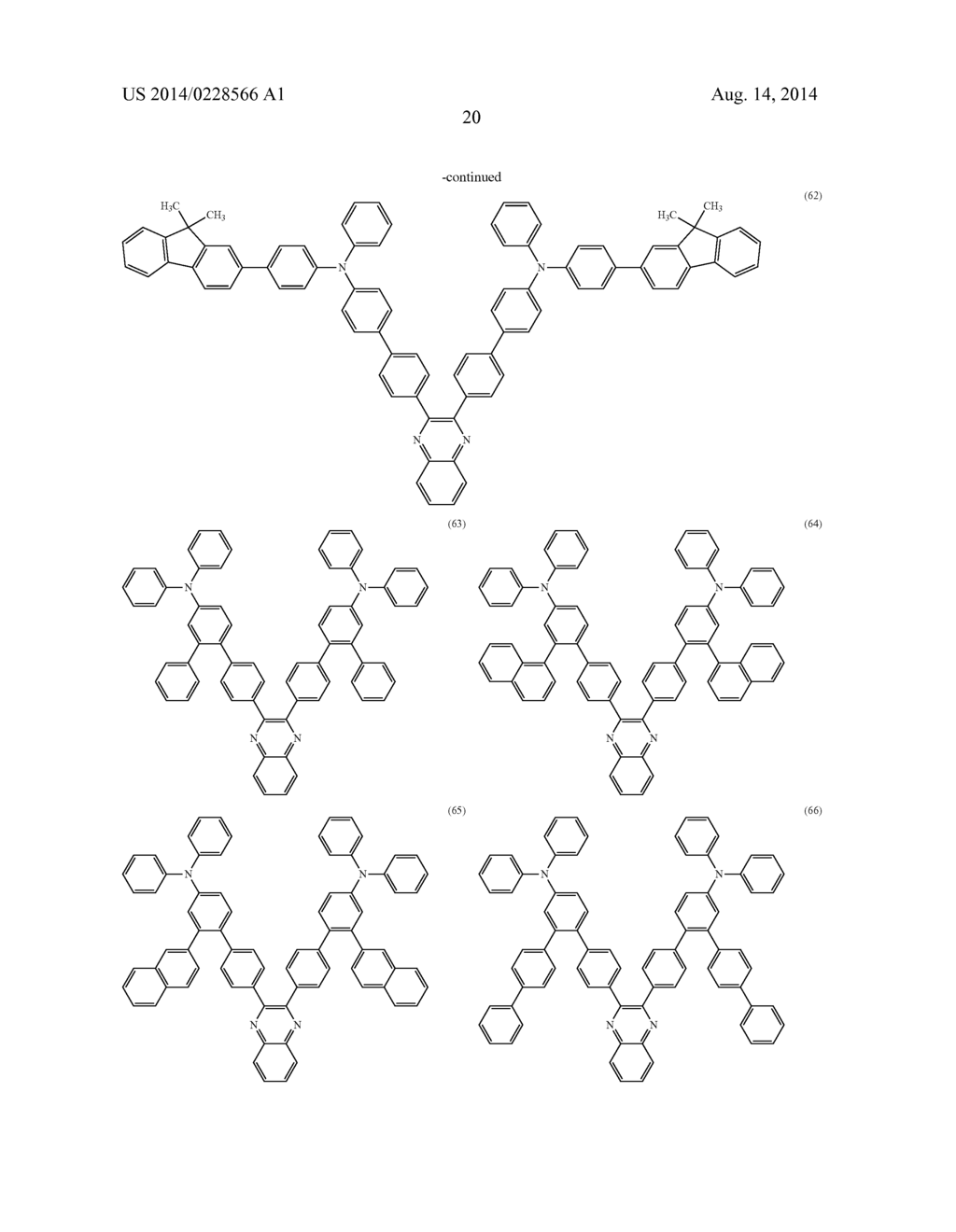 Quinoxaline Derivative, and Light Emitting Element, Light Emitting Device,     and Electronic Device Using the Quinoxaline Derivative - diagram, schematic, and image 56