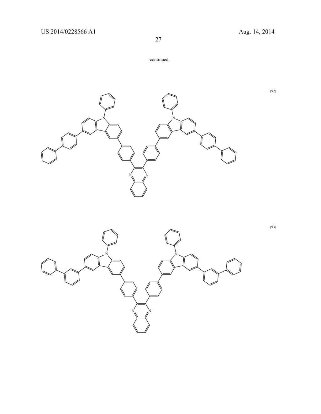 Quinoxaline Derivative, and Light Emitting Element, Light Emitting Device,     and Electronic Device Using the Quinoxaline Derivative - diagram, schematic, and image 63