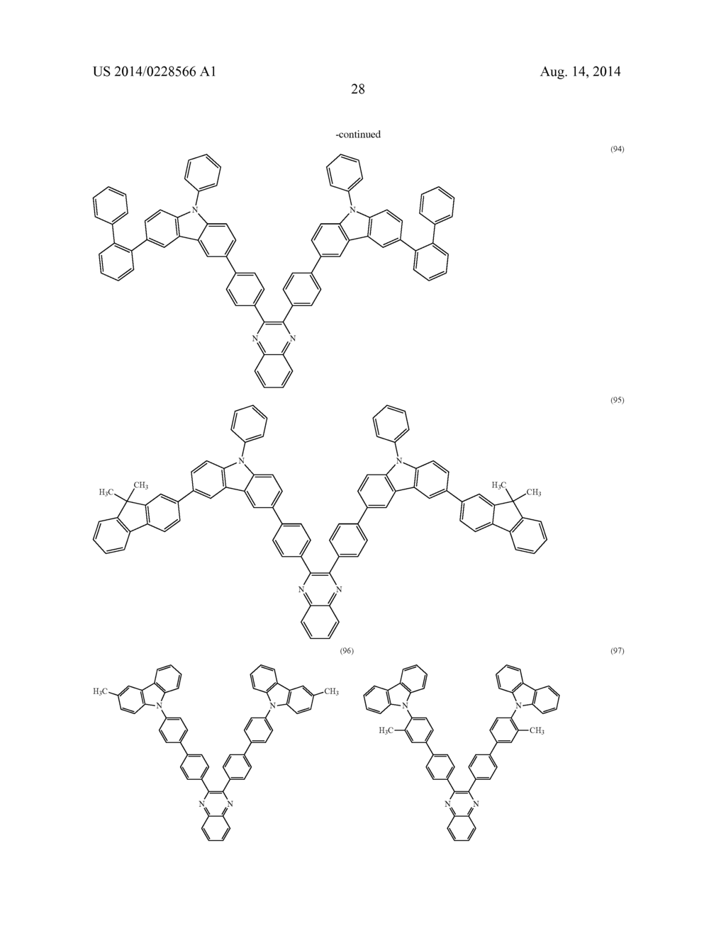 Quinoxaline Derivative, and Light Emitting Element, Light Emitting Device,     and Electronic Device Using the Quinoxaline Derivative - diagram, schematic, and image 64