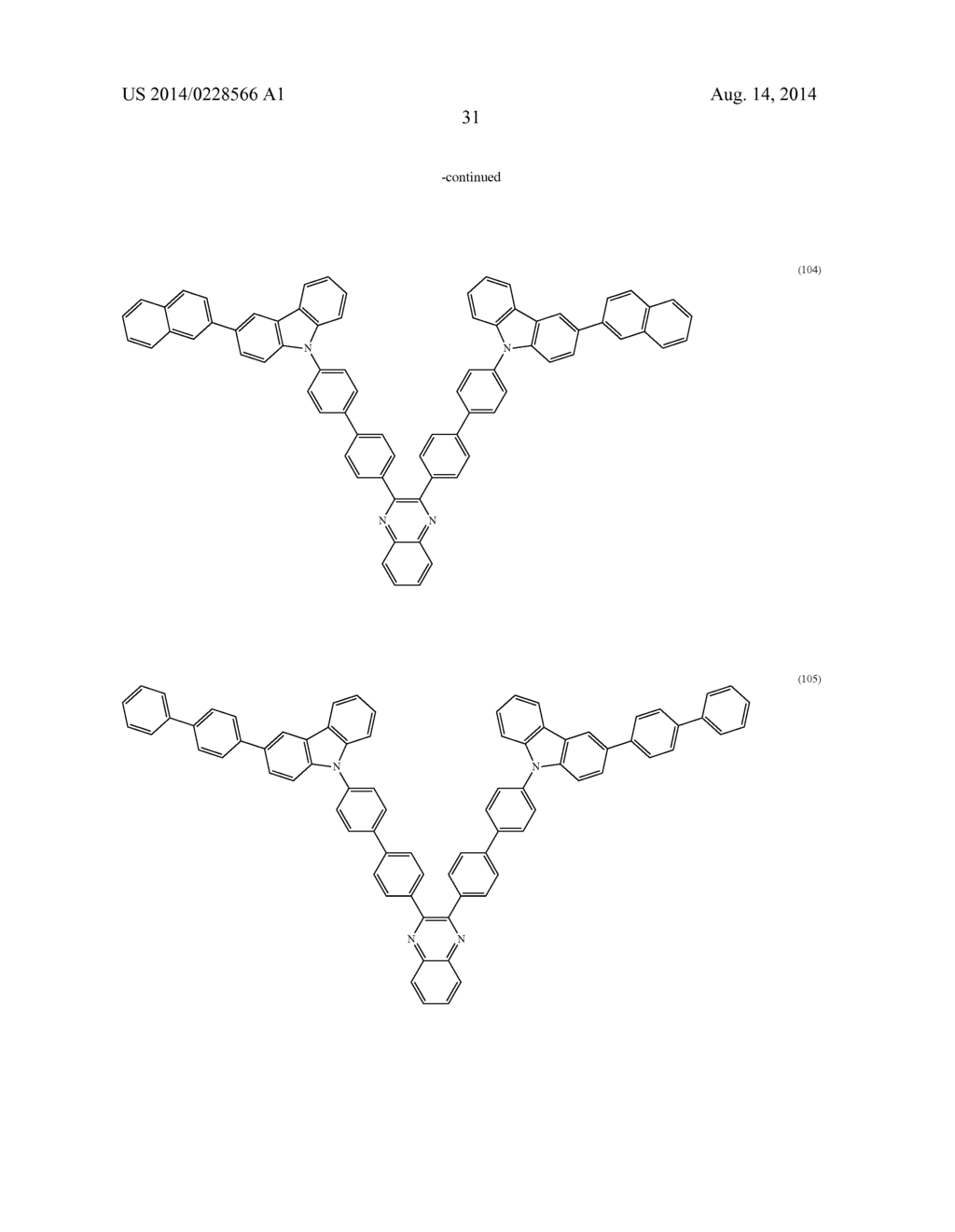 Quinoxaline Derivative, and Light Emitting Element, Light Emitting Device,     and Electronic Device Using the Quinoxaline Derivative - diagram, schematic, and image 67