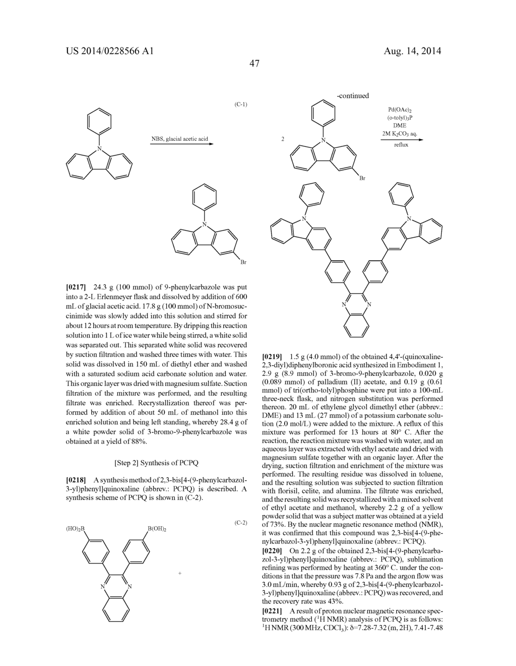 Quinoxaline Derivative, and Light Emitting Element, Light Emitting Device,     and Electronic Device Using the Quinoxaline Derivative - diagram, schematic, and image 83