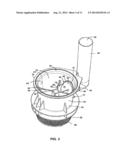 Overflow Vent Scoop for Flush Valve diagram and image