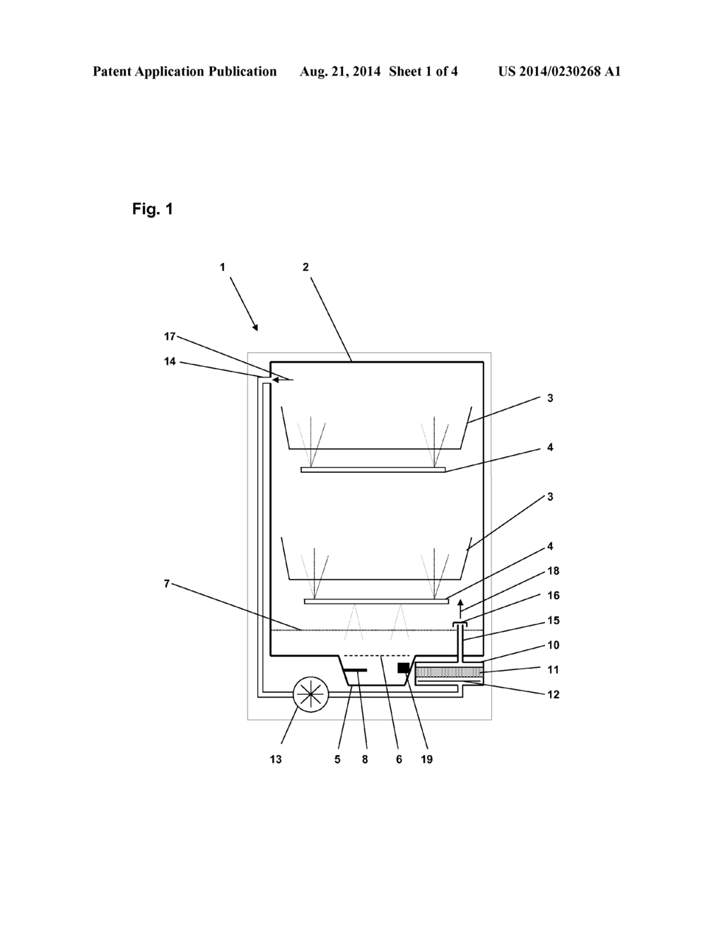 DISHWASHER AND METHOD FOR OPERATING A DISHWASHER - diagram, schematic, and image 02