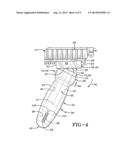 CONVERTIBLE KNIFE/FORE GRIP FOR A FIREARM diagram and image