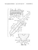 CONVERTIBLE KNIFE/FORE GRIP FOR A FIREARM diagram and image