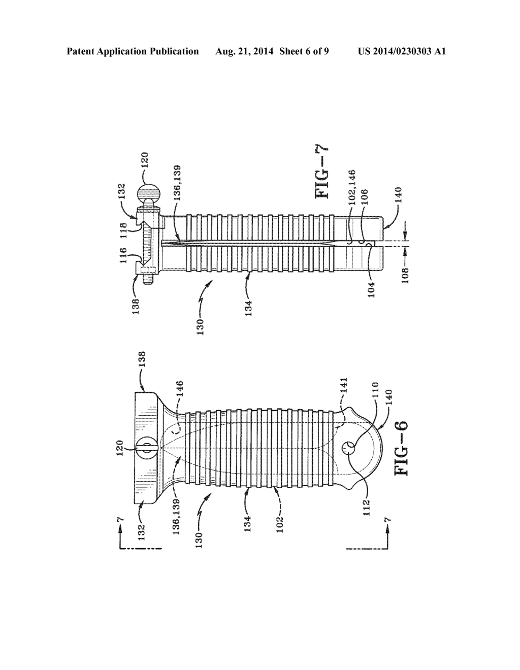 CONVERTIBLE KNIFE/FORE GRIP FOR A FIREARM - diagram, schematic, and image 07