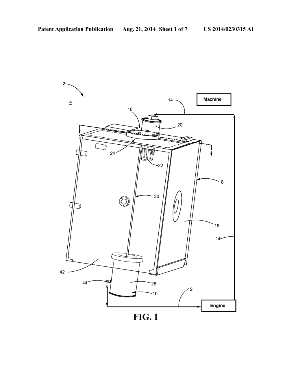 System and Method for Cleaning Fuel on Egress From Fuel Tank - diagram, schematic, and image 02