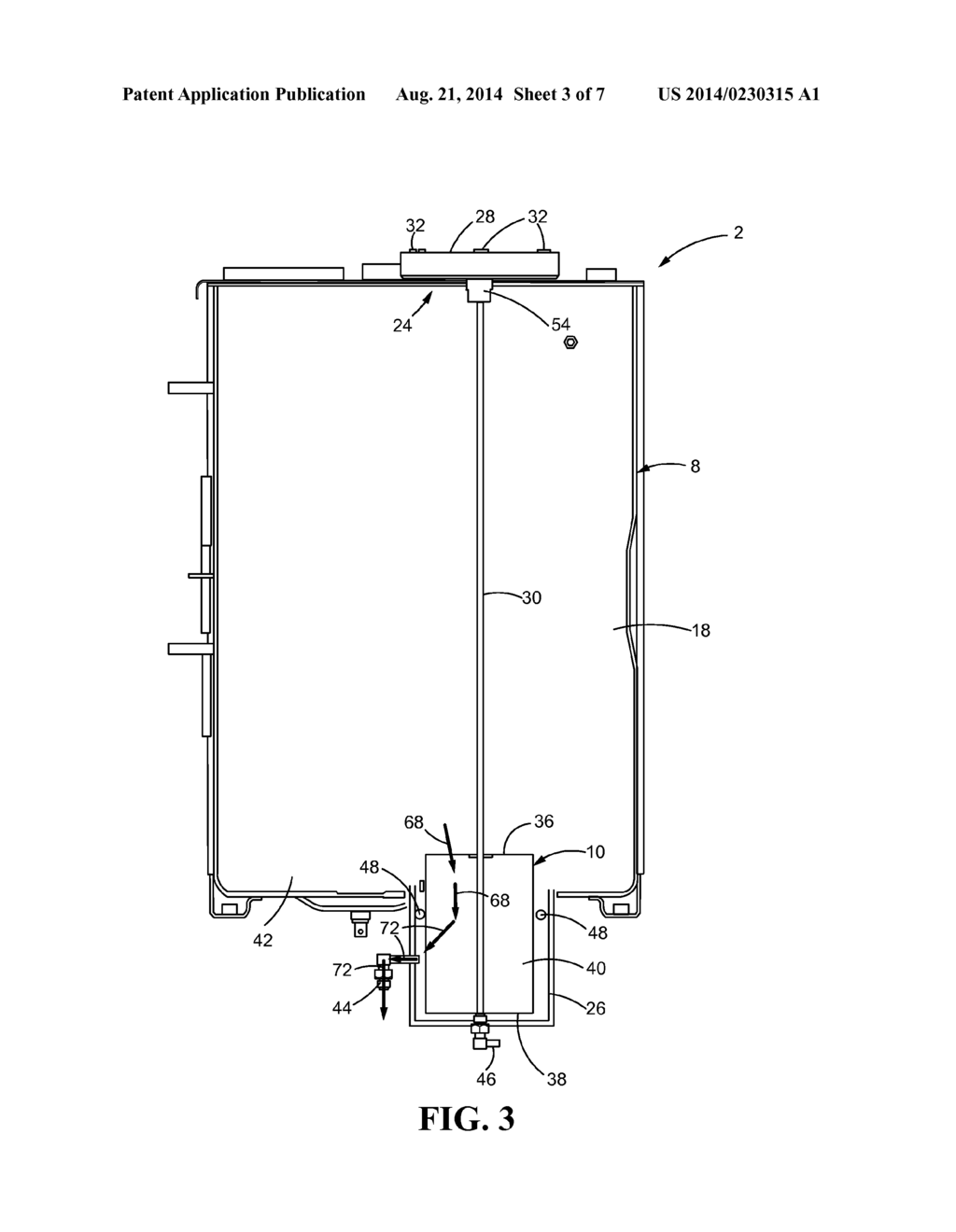 System and Method for Cleaning Fuel on Egress From Fuel Tank - diagram, schematic, and image 04