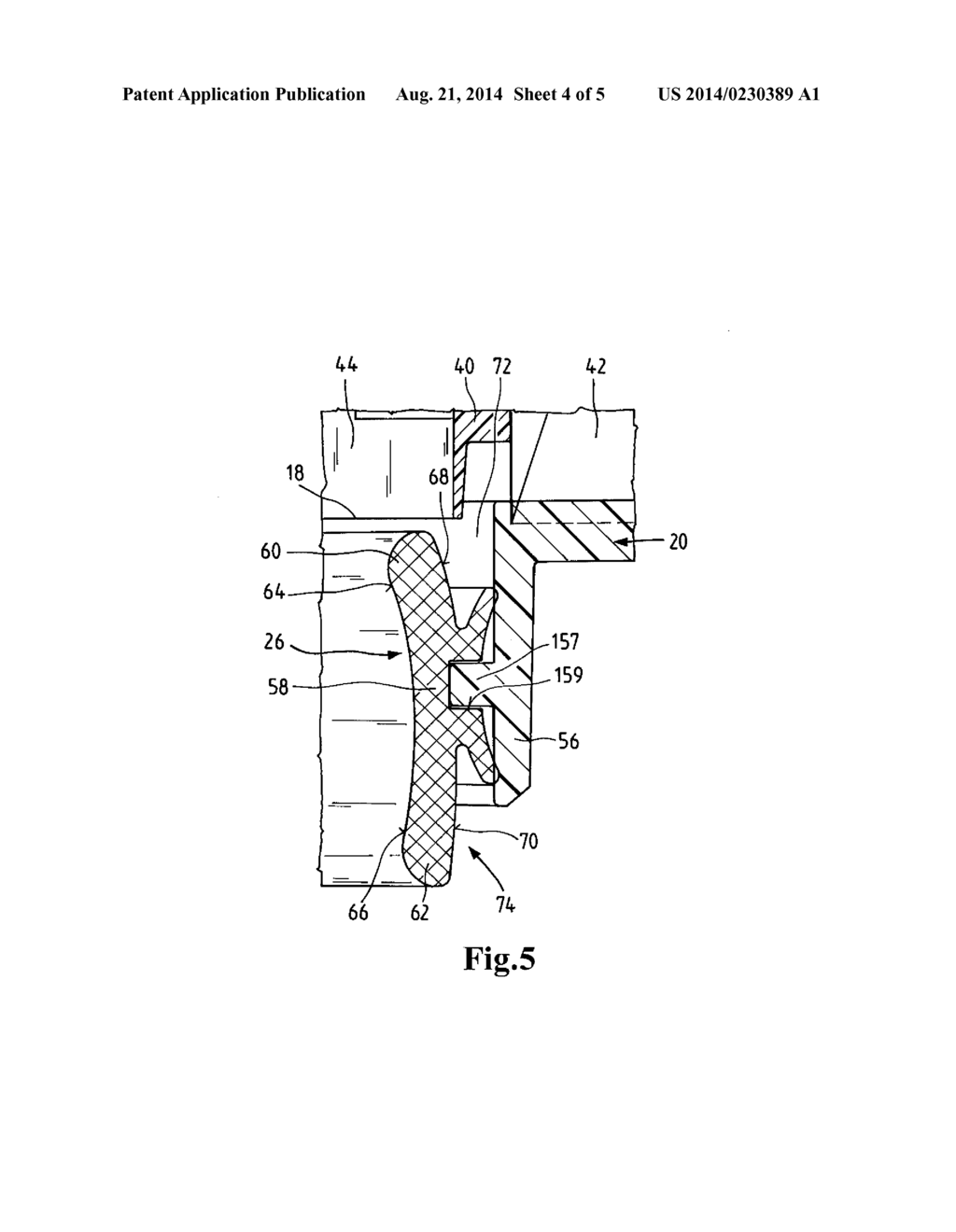 Sealing Device of a Filter System for Filtering Fluids - diagram, schematic, and image 05