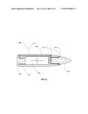 CHARGED PROJECTILES AND RELATED ASSEMBLIES, SYSTEMS AND METHODS diagram and image