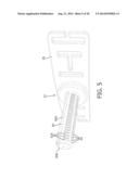 ADJUSTABLE LOCKING FOREHREAD SUPPORT FOR A PATIENT INTERFACE DEVICE diagram and image