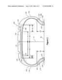 TIRE HAVING AN OFFSET BODY PLY CONSTRUCTION diagram and image