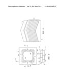 PRODUCING AN ELECTROMAGNETIC ISOLATION CAVITY BY STACKING TAPE LAYERS     HAVING CONDUCTOR-COATED EDGE SURFACES FACING THE CAVITY diagram and image