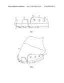 OPTIONALLY GLUED-ON OR NAILED-ON HORSE SHOE diagram and image