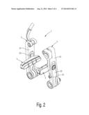 Mechanism for adjusting a distance between wheel rim and brake pad diagram and image