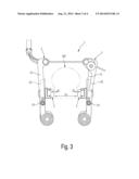 Mechanism for adjusting a distance between wheel rim and brake pad diagram and image