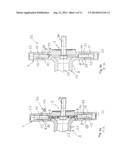 CLUTCH WITH CLUTCH RING ON TWO CLUTCH PARTS, AND ASSOCIATED CLUTCH RING diagram and image