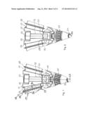 CLUTCH WITH CLUTCH RING ON TWO CLUTCH PARTS, AND ASSOCIATED CLUTCH RING diagram and image