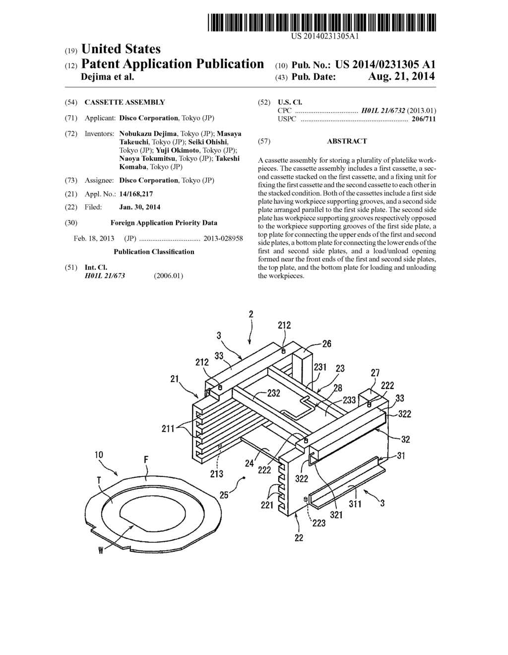 CASSETTE ASSEMBLY - diagram, schematic, and image 01