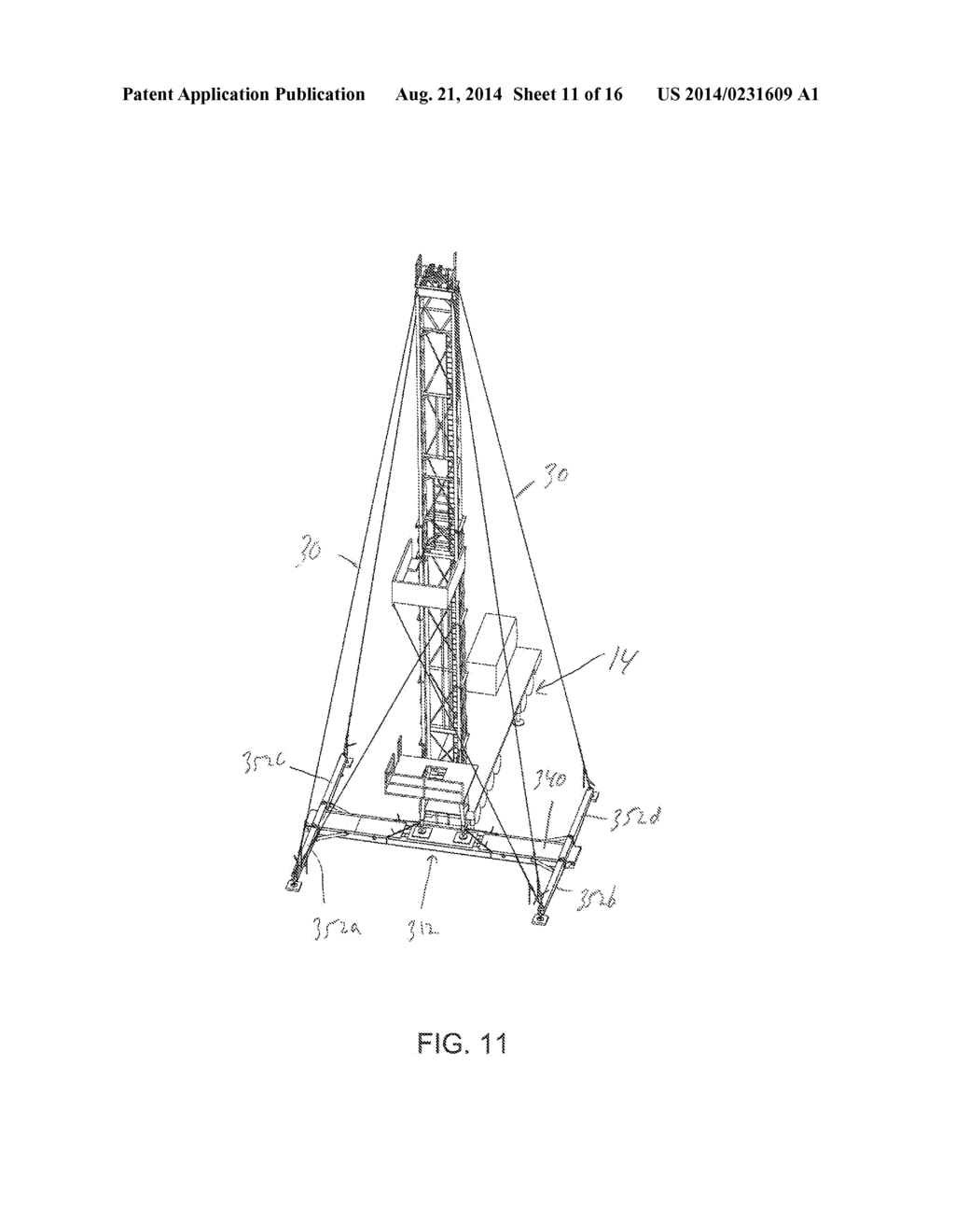 BASE BEAM FOR SUPPORTING A SELF-PROPELLED DERRICK RIG - diagram, schematic, and image 12