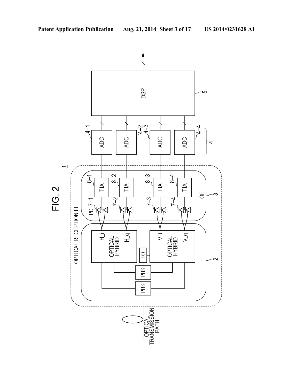 LIGHT-RECEIVING DEVICE, LIGHT RECEIVER USING SAME, AND METHOD OF     FABRICATING LIGHT-RECEIVING DEVICE - diagram, schematic, and image 04