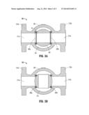 DOUBLE OFFSET BALL MEMBER USABLE IN BALL VALVES AND OTHER FLOW CONTROL     APPLICATIONS diagram and image