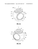 DOUBLE OFFSET BALL MEMBER USABLE IN BALL VALVES AND OTHER FLOW CONTROL     APPLICATIONS diagram and image