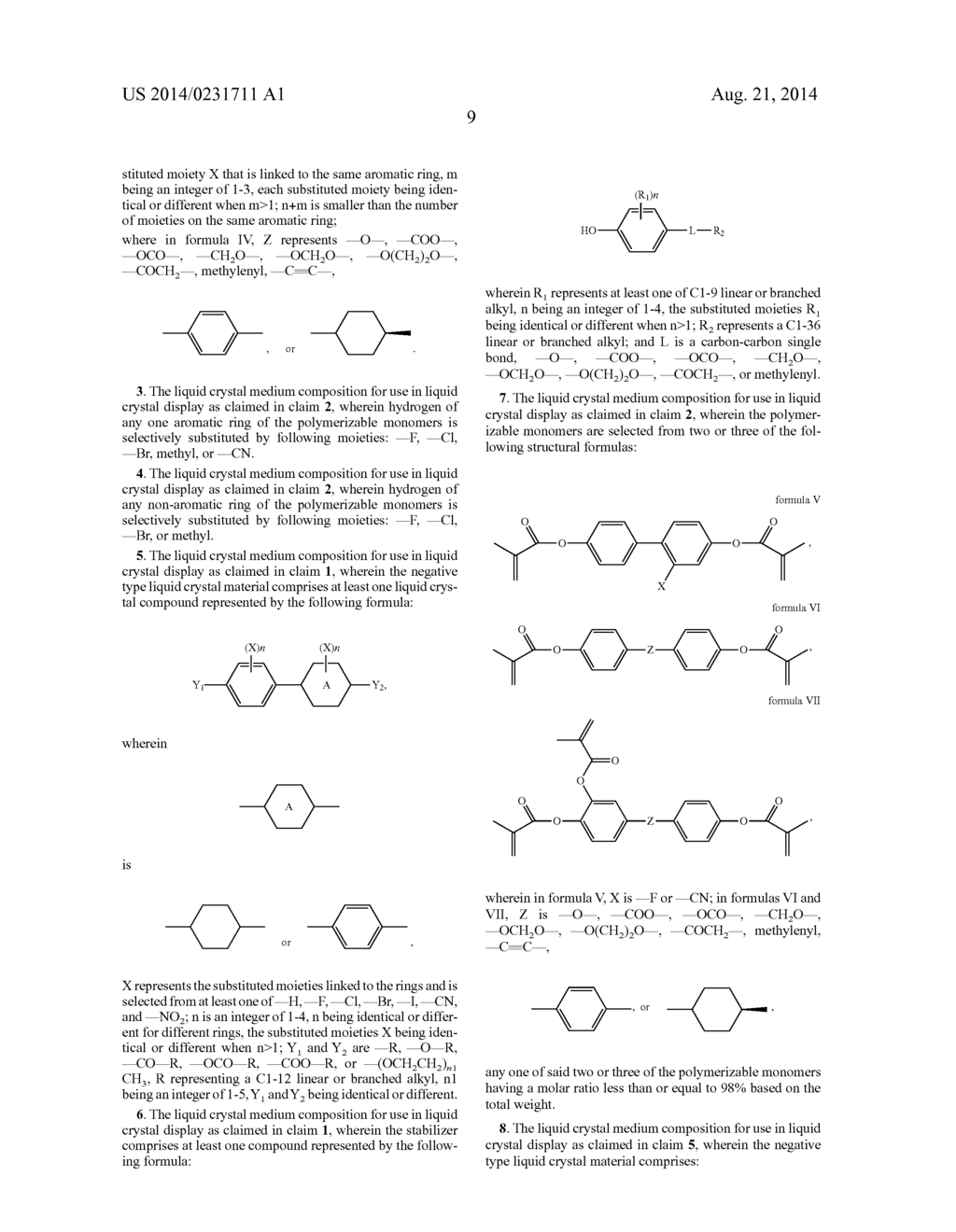 LIQUID CRYSTAL MEDIUM COMPOSITION FOR USE IN LIQUID CRYSTAL DISPLAY - diagram, schematic, and image 16