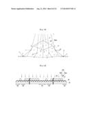 SUBSTRATE HAVING CONCAVE-CONVEX PATTERN, LIGHT-EMITTING DIODE INCLUDING     THE SUBSTRATE, AND METHOD FOR FABRICATING THE DIODE diagram and image