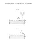 SUBSTRATE HAVING CONCAVE-CONVEX PATTERN, LIGHT-EMITTING DIODE INCLUDING     THE SUBSTRATE, AND METHOD FOR FABRICATING THE DIODE diagram and image