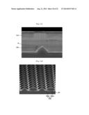 SUBSTRATE HAVING CONCAVE-CONVEX PATTERN, LIGHT-EMITTING DIODE INCLUDING     THE SUBSTRATE, AND METHOD FOR FABRICATING THE DIODE diagram and image