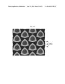 SUBSTRATE HAVING CONCAVE-CONVEX PATTERN, LIGHT-EMITTING DIODE INCLUDING     THE SUBSTRATE, AND METHOD FOR FABRICATING THE DIODE diagram and image