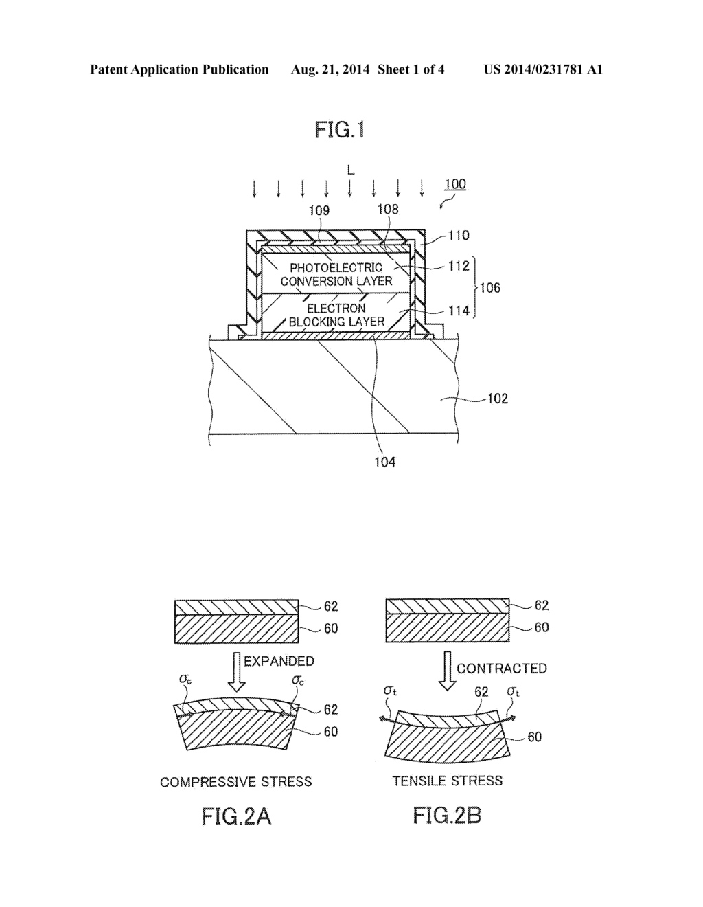 PHOTOELECTRIC CONVERSION ELEMENT AND IMAGING DEVICE - diagram, schematic, and image 02