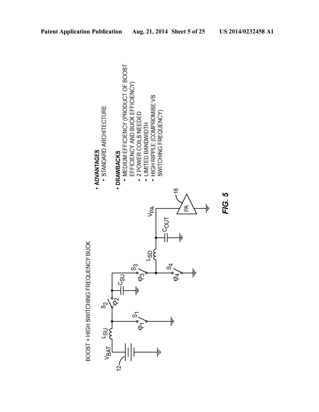 Method and Apparatus for a Multi-Standard, Multi-Mode, Dynamic, DC-DC     Converter for Radio Frequency Power Amplifiers - diagram, schematic, and image 06