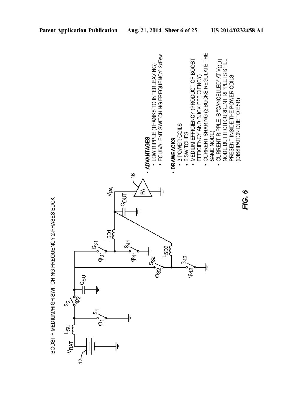 Method and Apparatus for a Multi-Standard, Multi-Mode, Dynamic, DC-DC     Converter for Radio Frequency Power Amplifiers - diagram, schematic, and image 07