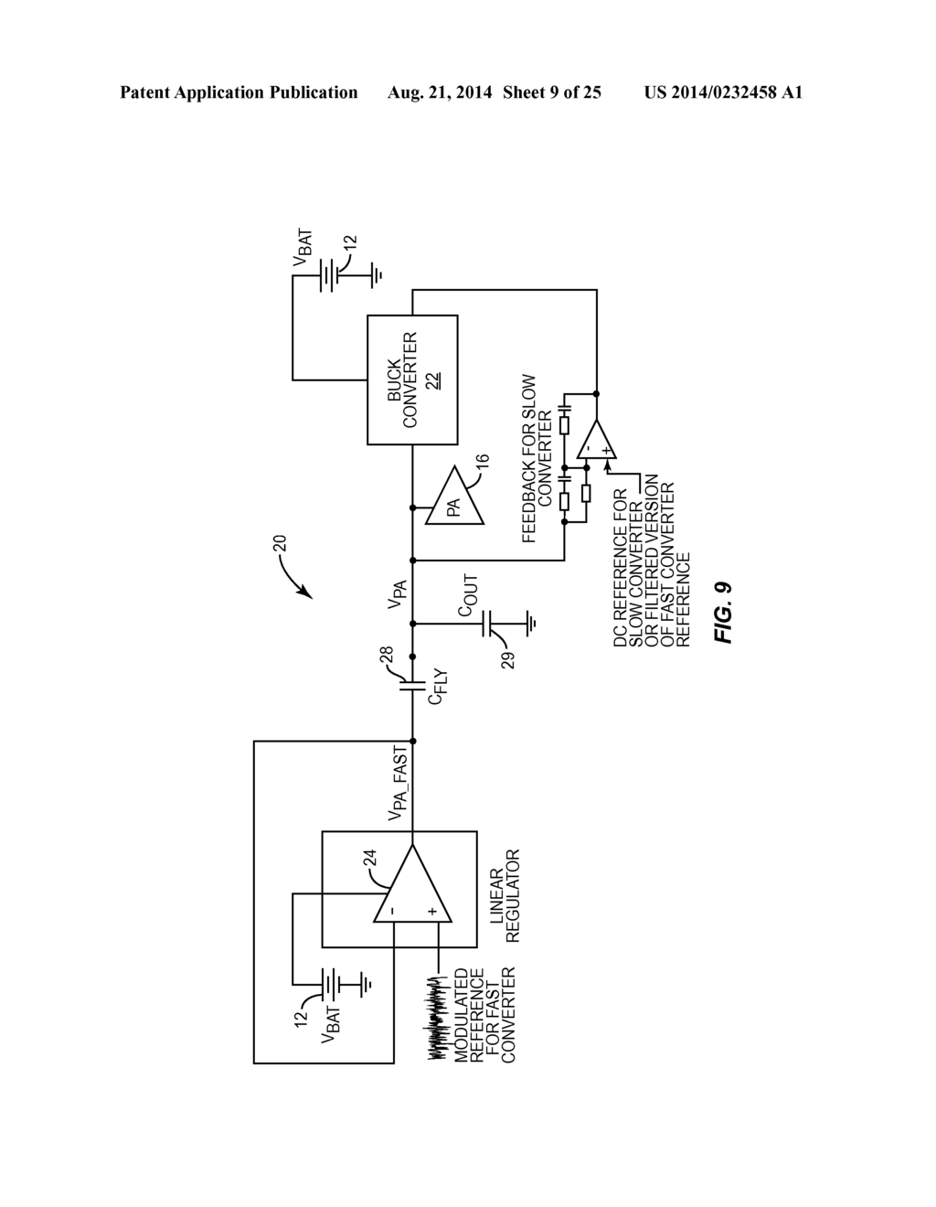 Method and Apparatus for a Multi-Standard, Multi-Mode, Dynamic, DC-DC     Converter for Radio Frequency Power Amplifiers - diagram, schematic, and image 10